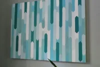 Create a Striking Geometric Canvas Painting: Step-by-Step Guide