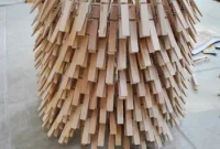 DIY Clothespin Chandelier: Step-by-Step Guide for a Rustic Light Fixture