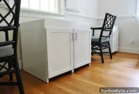 Build a Large Double Desk Using Recycled Cabinets