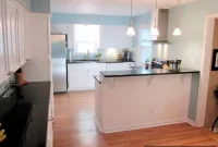 Blue and White DIY Kitchen Remodel: Step-by-Step Guide and Tips