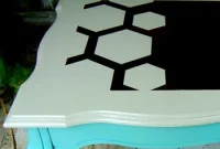 How to Paint and Stencil a Coffee Table for a Fresh Makeover