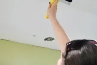 How to Patch and Spackle Ceiling Holes Quickly and Cleanly