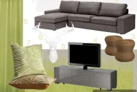 Green and Gray Living Room Ideas for Modern Home Design
