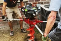 How We Dug Post Holes to Build Our Deck
