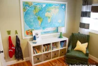 Blue-Themed Boys’ Nursery Makeover with Built-In Bunk Beds