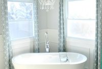 Dreamy White and Gray Bathroom with Elegant Box Molding