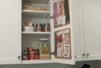 Cabinet-Mounted Recipe Pinboard: DIY Guide for Small Kitchens