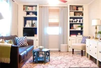 How to Convert Bookcases Into Built-Ins and Paint Them
