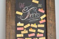 Create a Thanksgiving Gratitude Chalkboard for Your Home