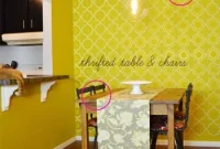 Bright Yellow Wallpaper Ideas for a Dining Room Makeover