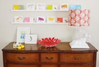 Small Wall Ledges for Displaying Flashcards, Postcards & Books