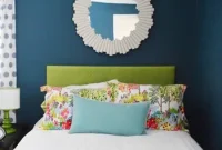 How to Hang a Round Mirror Above Your Bed for Stylish Impact