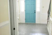 Paint the Inside of Your Front Door a Bold Color for Impact