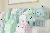 How to Paint a Festive Christmas Village House for Your Display