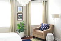 Bedroom Refresh: Installing a Chandelier and New Bed for Style