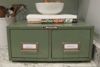 Organizing Kitchen Spices with a Vintage Card Catalog