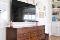 How to Hang Picture Frames Around a TV for a Polished Look