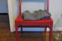 How to Sand and Paint a Modern Chair Red for a Sleek Finish