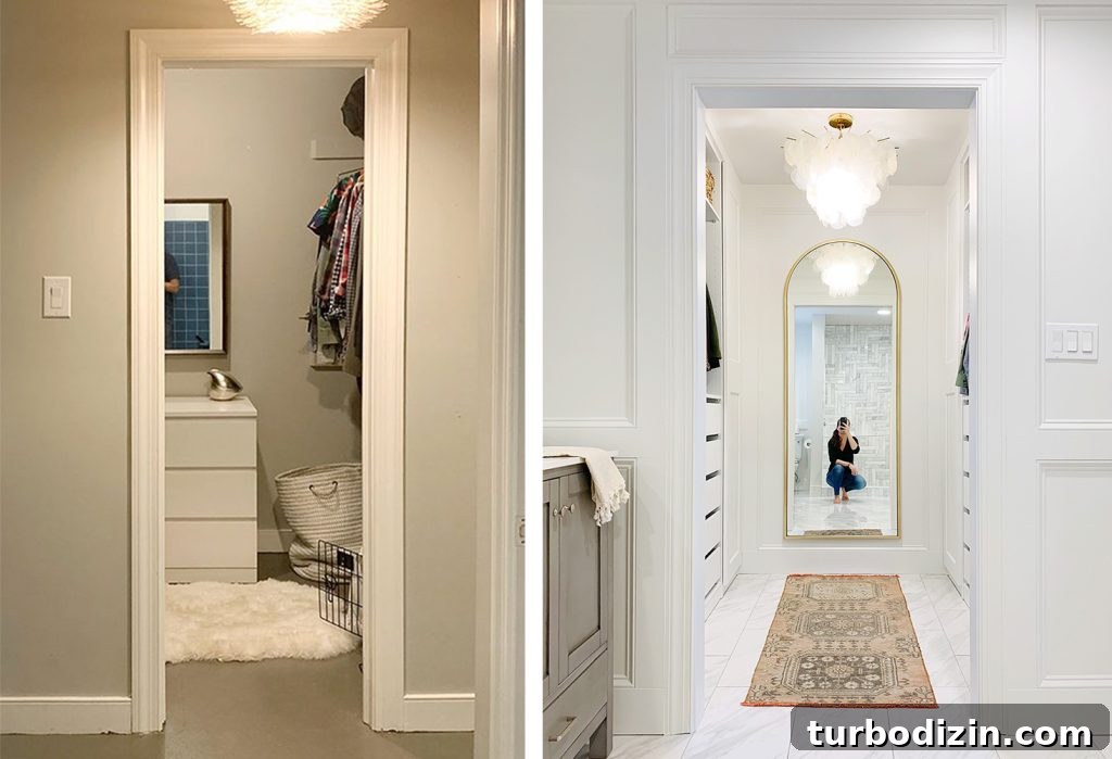 Our Favorite Toilet: A Complete Guide to the Top Pick 11 Before and after of walk-in closet with Ikea Pax wardrobes
