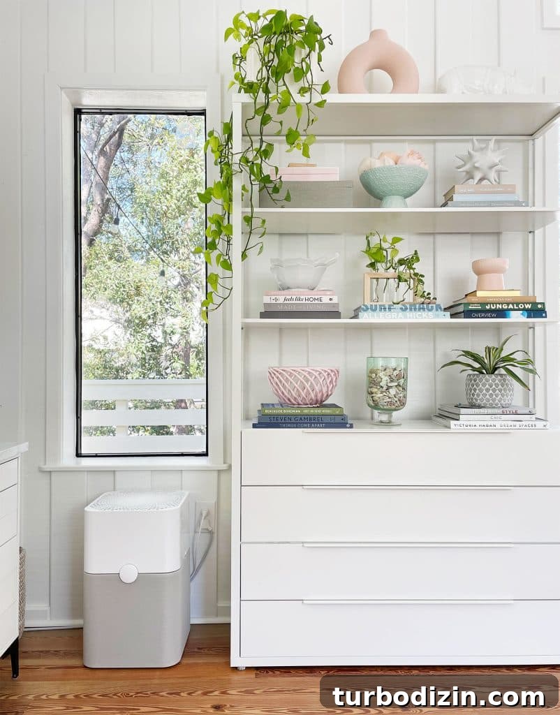 Top Home Air Purifiers for Cleaner Indoor Air 2 Blueair Air Purifier 211 Next To Open Bookcase In Upstairs Family Room