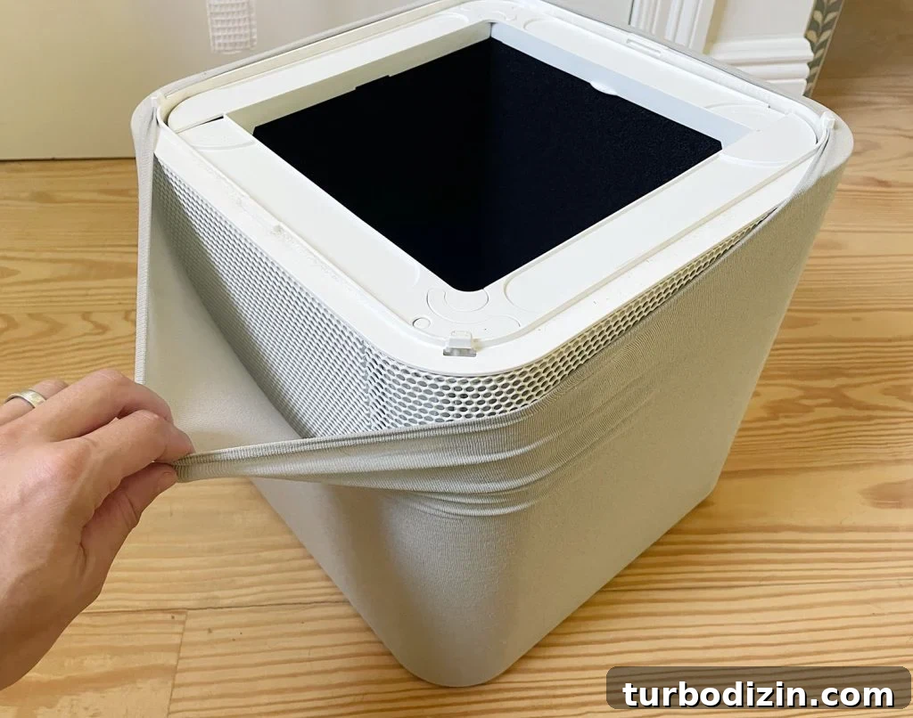 Top Home Air Purifiers for Cleaner Indoor Air 11 Stretching Blueair Fabric Prefilter Cover Over Air Purifier