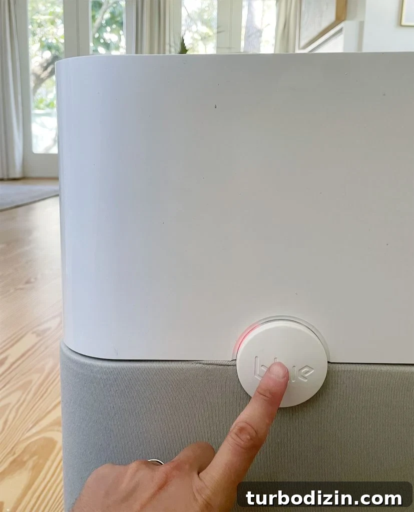 Top Home Air Purifiers for Cleaner Indoor Air 9 Red Light On Blueair Blue Air Purifier Indicating Filter Change