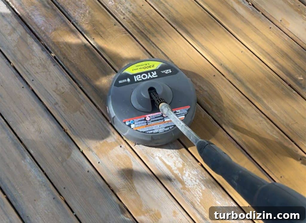 12 Inch Surface Pressure Attachment For Ryobi Electric Pressure Washer
