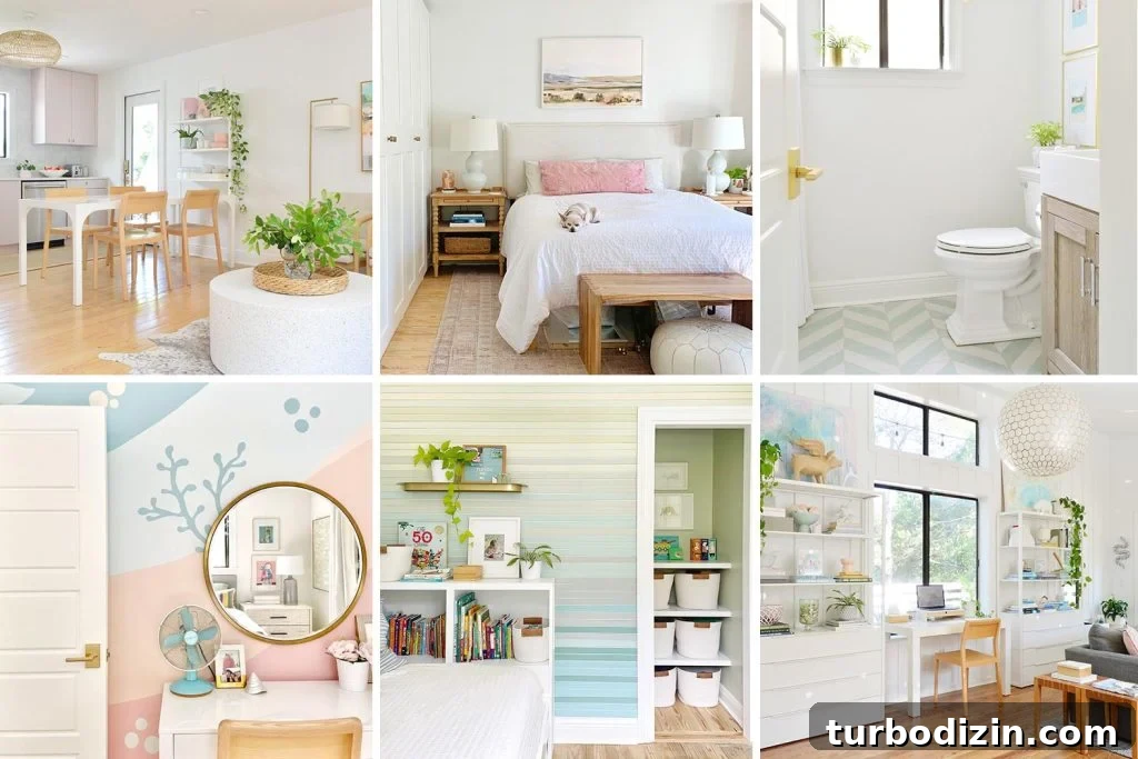 Rooms You Don't Miss After Downsizing: What to Leave Behind 4 Collage Of Six Rooms In Beachy Florida Small Home