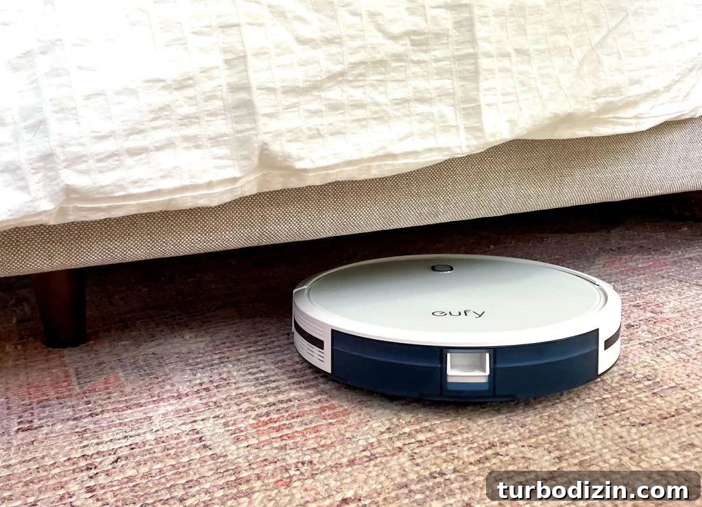 Are Robot Vacuums Worth the Investment? 18 Eufy RoboVac 11S Going Under Upholstered Bed Frame