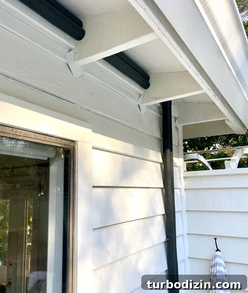 5 Smart Ways to Prevent Pipes from Freezing This Winter 4 Foam Tube Insulation Covering Outdoor Pipes In Florida Freeze
