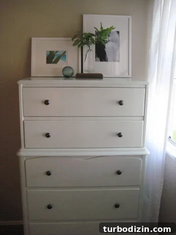 How to Repaint a Dresser and Line Drawers with Contact Paper 3 img_3937