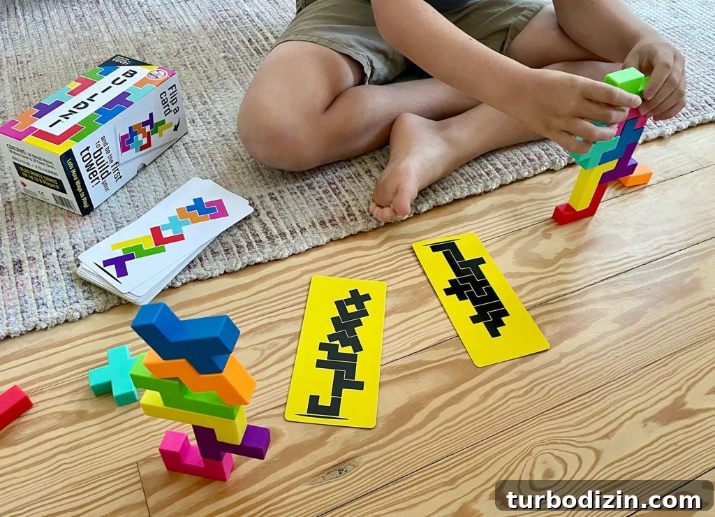 Top Family Board Games for Fun Nights With Kids 12 Buildzi Building Block Game Being Played On Floor