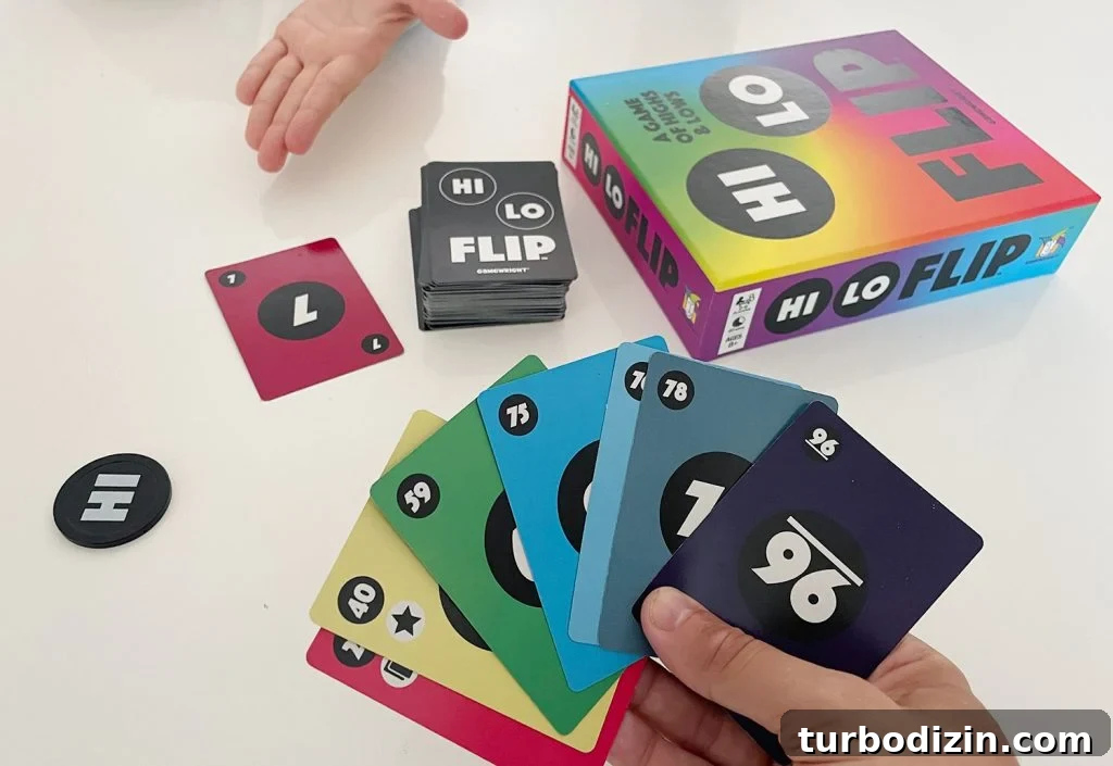 Top Family Board Games for Fun Nights With Kids 16 Hi Lo Flip Family Card Game