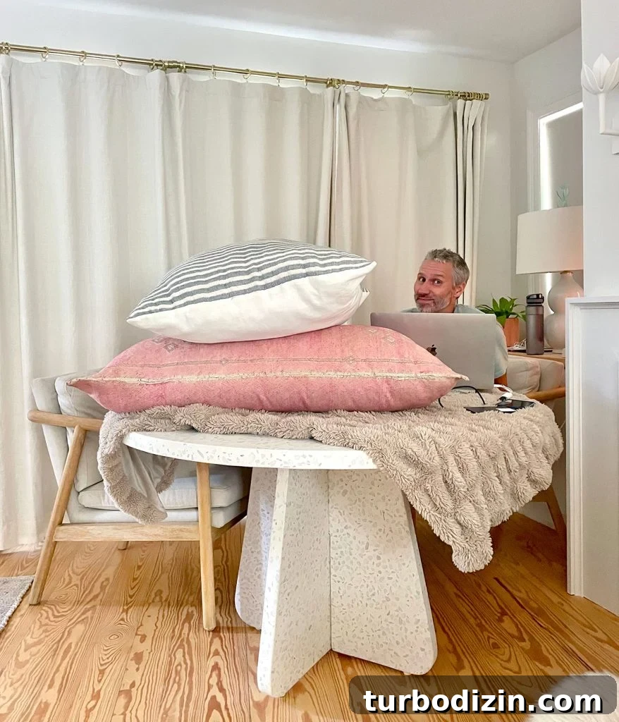 Episode 183: What’s Next, House Vibes, and Another Awkward Moment 4 John Sitting Behind Pillows For Podcasting Record