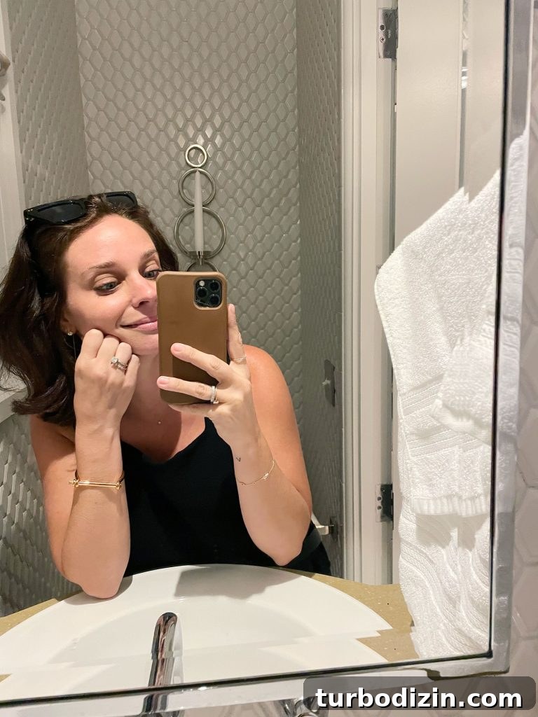 Episode 183: What’s Next, House Vibes, and Another Awkward Moment 6 Sherry Selfie In Fancy Powder Room Bathroom