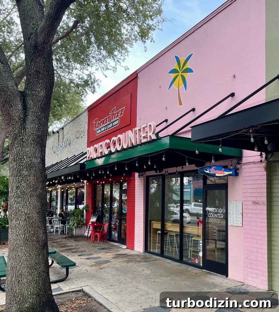 48 Hours in St. Petersburg, Florida: Family-Friendly Kid Activities 11 Pacific Counter Restaurant Exterior in Saint Petersburg Florida