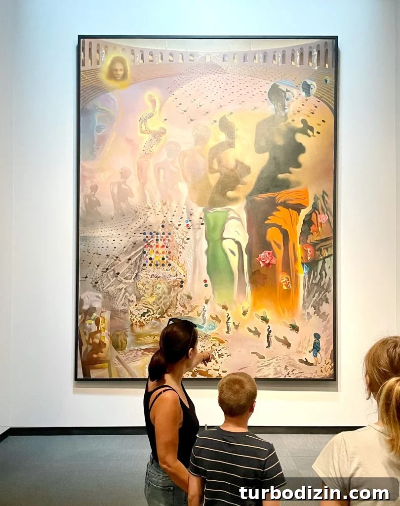 48 Hours in St. Petersburg, Florida: Family-Friendly Kid Activities 7 The Hallucinogenic Toreador Painting At Salvador Dali Museum in Saint Petersburg Florida