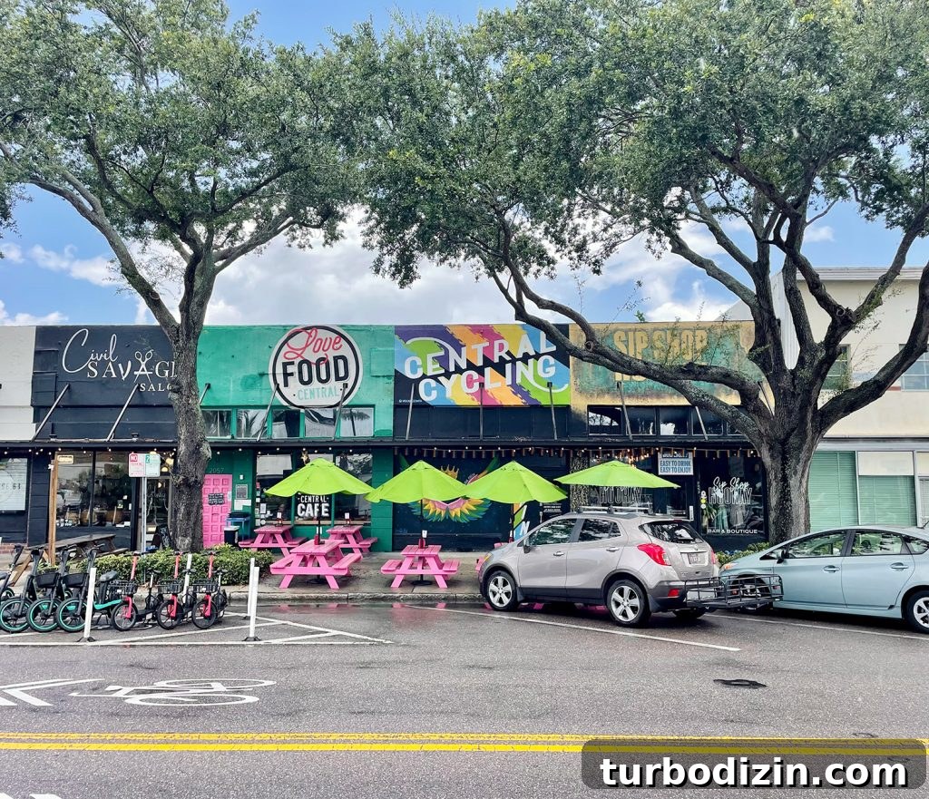 48 Hours in St. Petersburg, Florida: Family-Friendly Kid Activities 8 Colorful Street front Buildings On Central Avenue in Saint Petersburg Florida