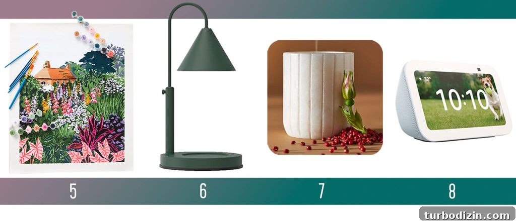 2023 Holiday Gift Guides: Top Picks by Category and Price 5 Holiday Gifts Ideas For Men Women Adult Paint By Numbers Kit Candle Warmer Holiday Candle Echo Show 5