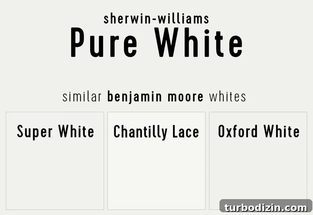 Sherwin-Williams Pure White SW 7005: Ideal Whole-House Paint Color 20 Benjamin Moore White Paints Similar To SW Pure White