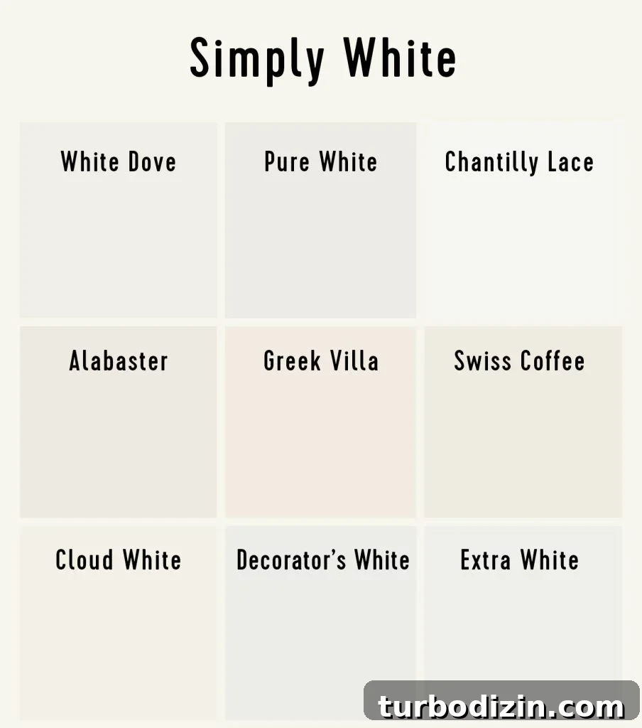 Benjamin Moore Simply White OC-117: In-Depth Color Review 16 Benjamin Moore Simply White Compared To Ohter Popular White Paints