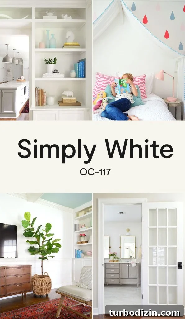 Benjamin Moore Simply White OC-117: In-Depth Color Review 17 Collage Of Spaces Using Benjamin Moore Simply White