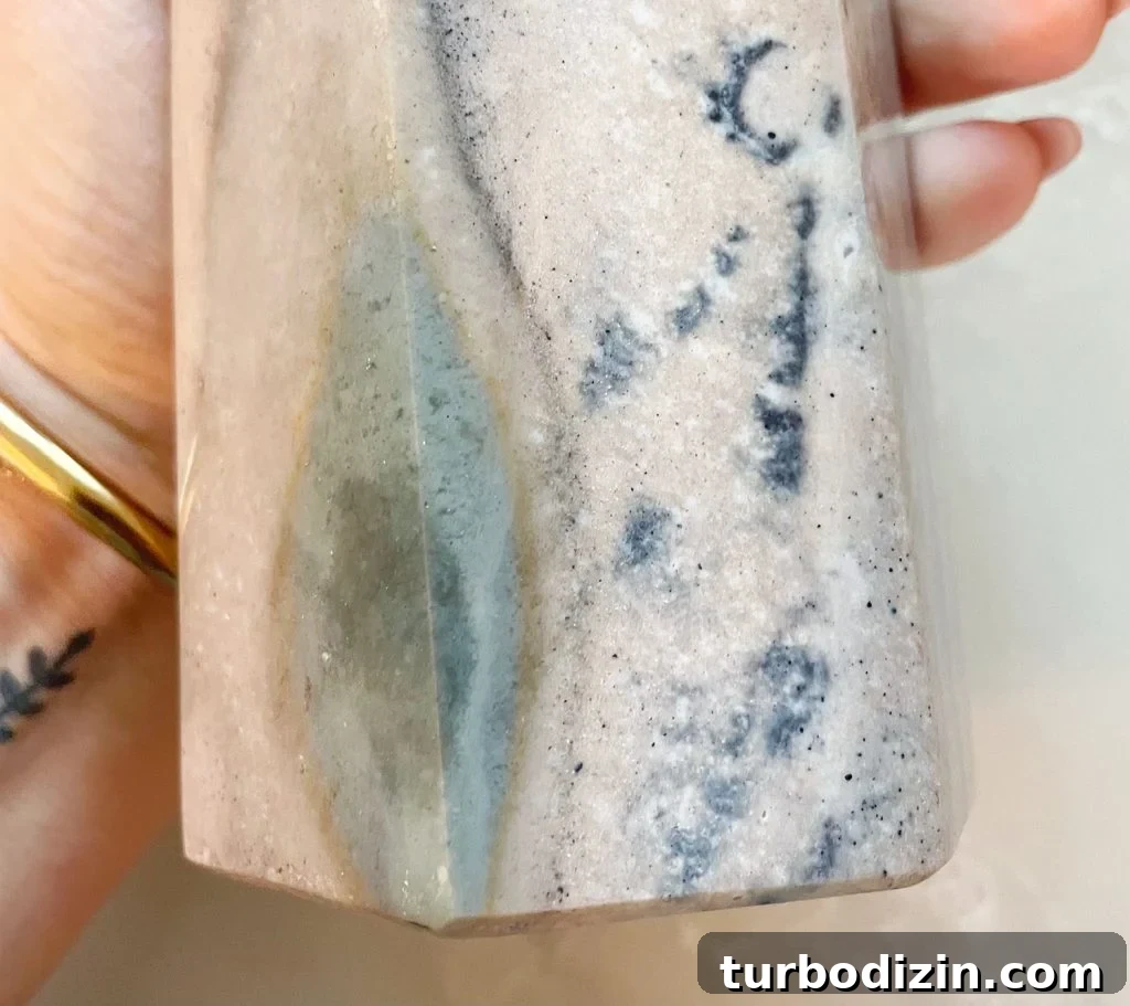 Ocean Jasper Meaning and Healing Properties: Uses & Benefits 5 Ocean Jasper Crystal Tower Pattern Detail