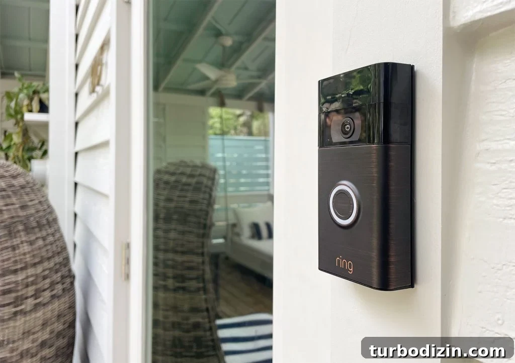 Install Your Ring Doorbell in 5 Simple Steps 2 Ring Video Doorbell Venetian Bronze On White House