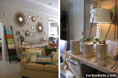 gold-tree-trunk-planters-sunburst-mirrors-savannah-one-fish-two-fish