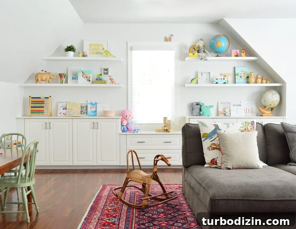 Built-In Cabinet Guide: Design, Installation, and Tips 2 Built-In Cabinets With Floating Shelves In Window Niche