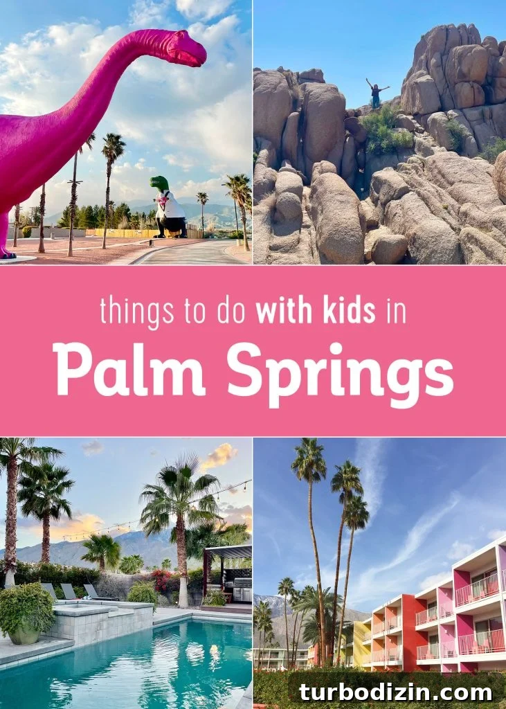 Family Weekend Guide to Palm Springs With Kids 16 Things To Do With Kids In Palm Springs Photo Collage