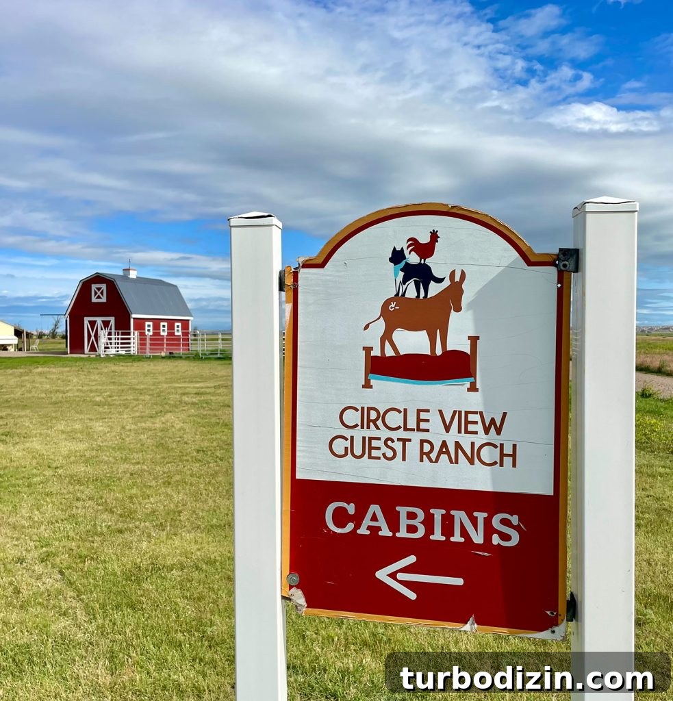South Dakota Summer Road Trip: Top Sights & Itinerary Ideas 6 Circle View Guest Ranch Sign in Interior South Dakota