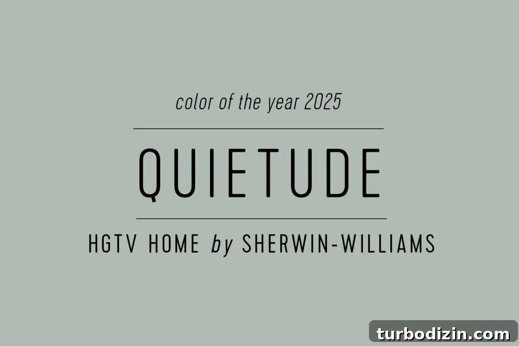All 2025 Colors of the Year: Complete Guide in One Place 13 HGTV Home by Sherwin Williams 2025 Color of the Year Quietude