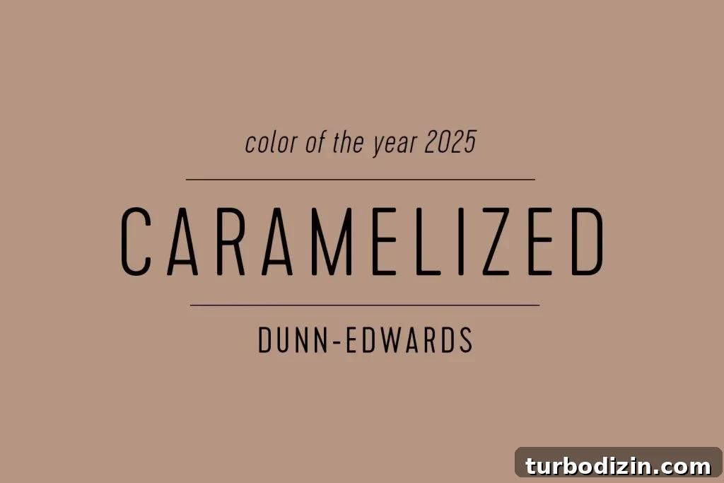 All 2025 Colors of the Year: Complete Guide in One Place 18 Dunn-Edwards Paint Color of the Year 2025 Caramelized